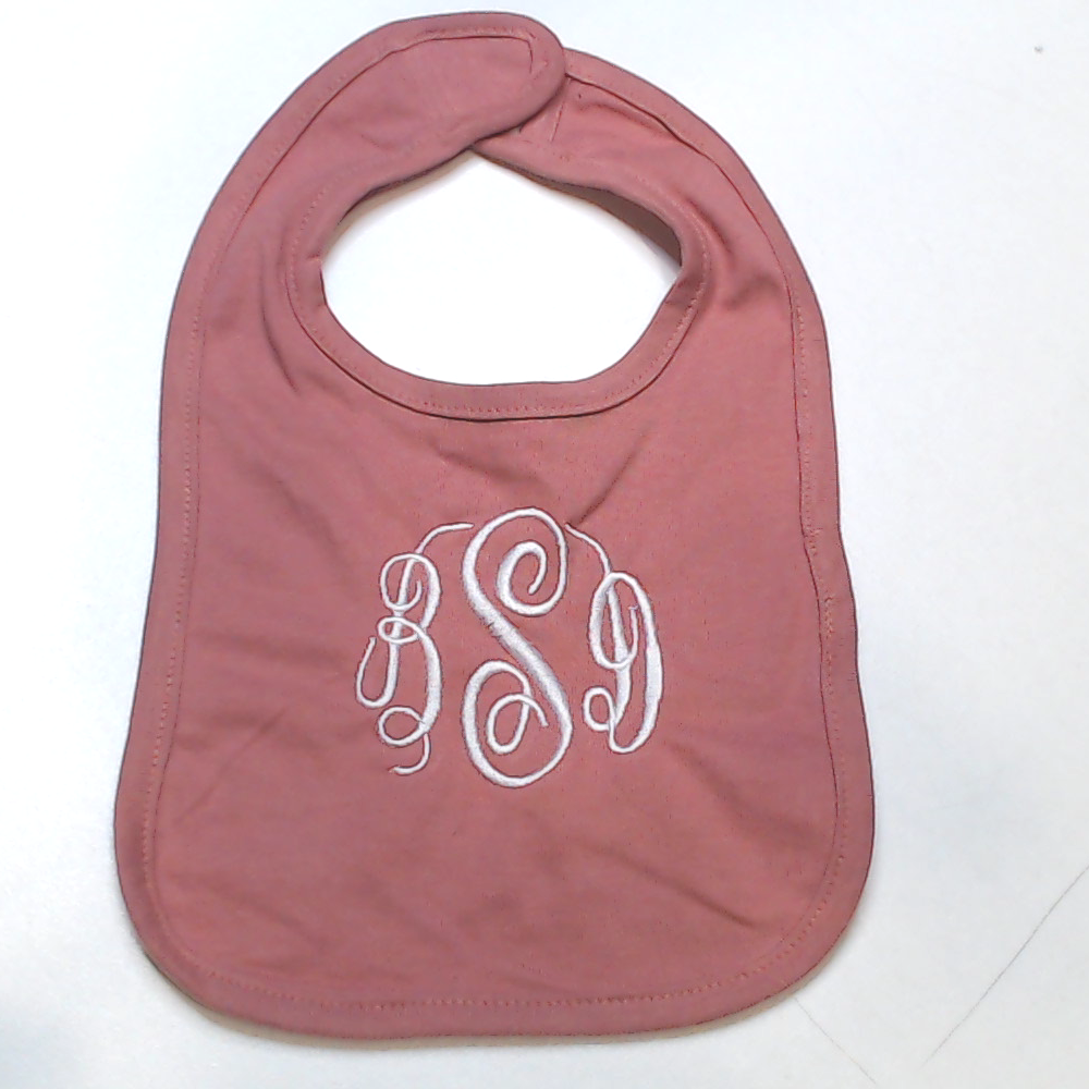 BLOOPER KIDS: Monogrammed Baby Bib