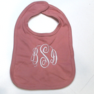 BLOOPER KIDS: Monogrammed Baby Bib