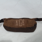 BLOOPER BAG: Personalized Waxed Canvas Dopp Kit
