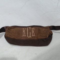 BLOOPER BAG: Personalized Waxed Canvas Dopp Kit