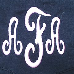 BLOOPER CLOTHING: Monogrammed Scalloped Top