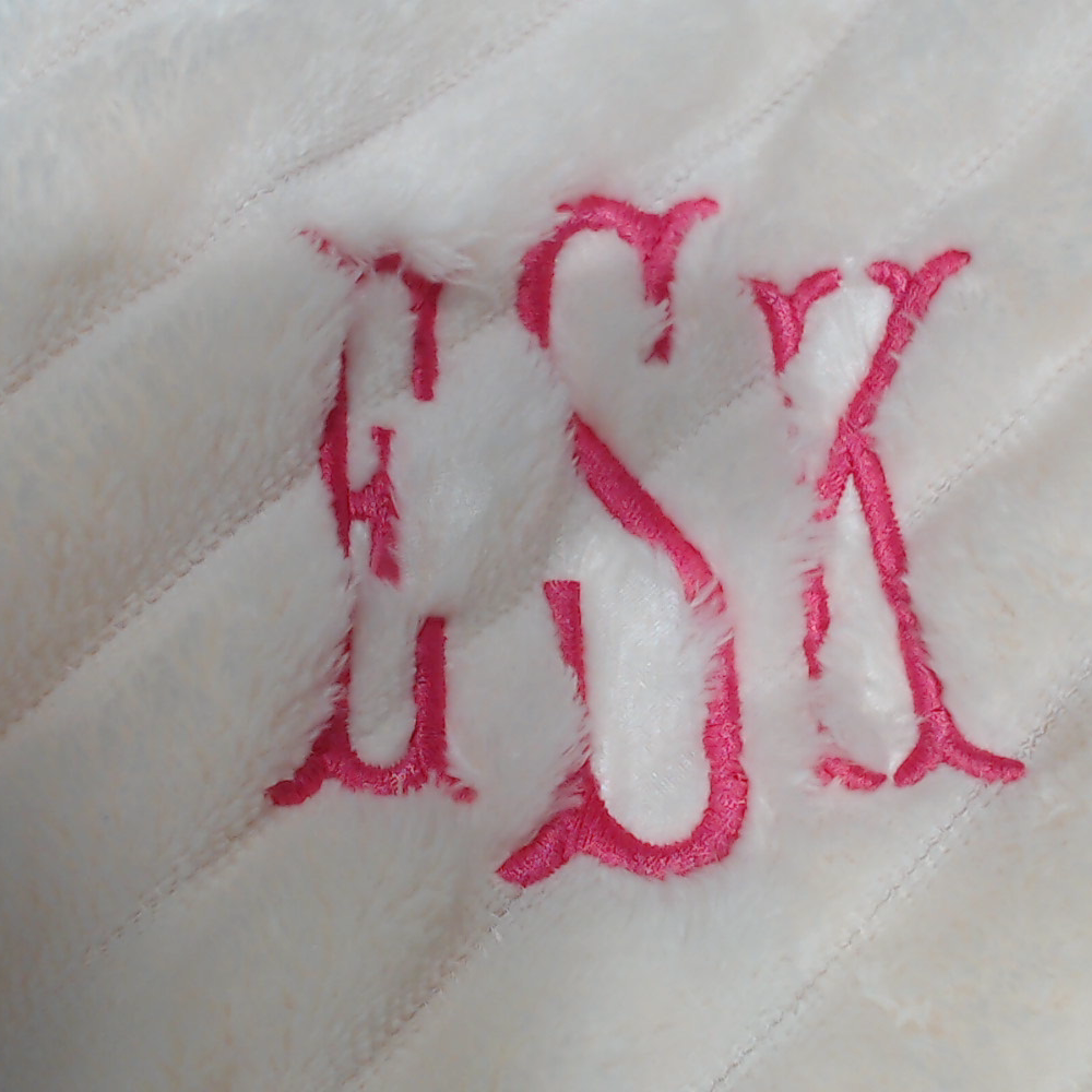 BLOOPER CLOTHING: Monogrammed Plush Robe