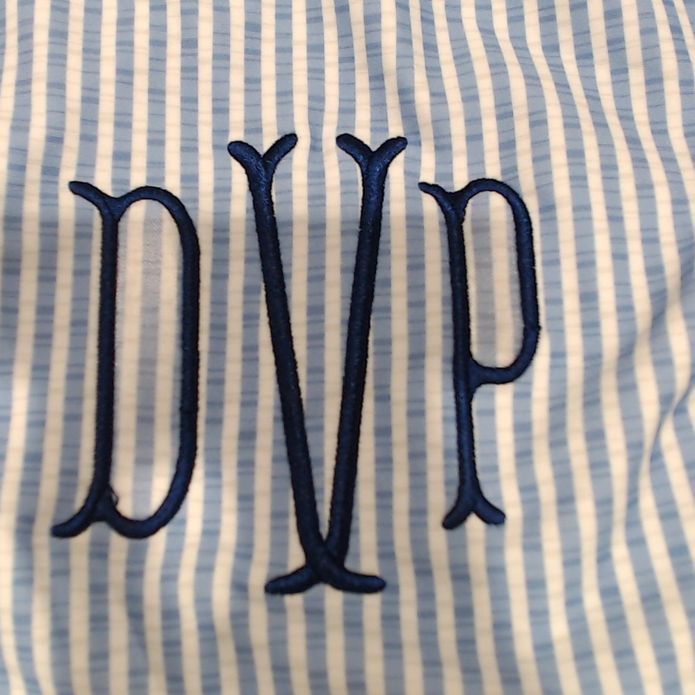 BLOOPER SWIM: Monogrammed Ruched Tankini