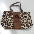 BLOOPER: Monogrammed Leopard Tote Bag