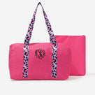 Monogrammed Kids Activity Bag | Hot Pink