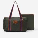 Monogrammed Kids Activity Bag | Hunter Green