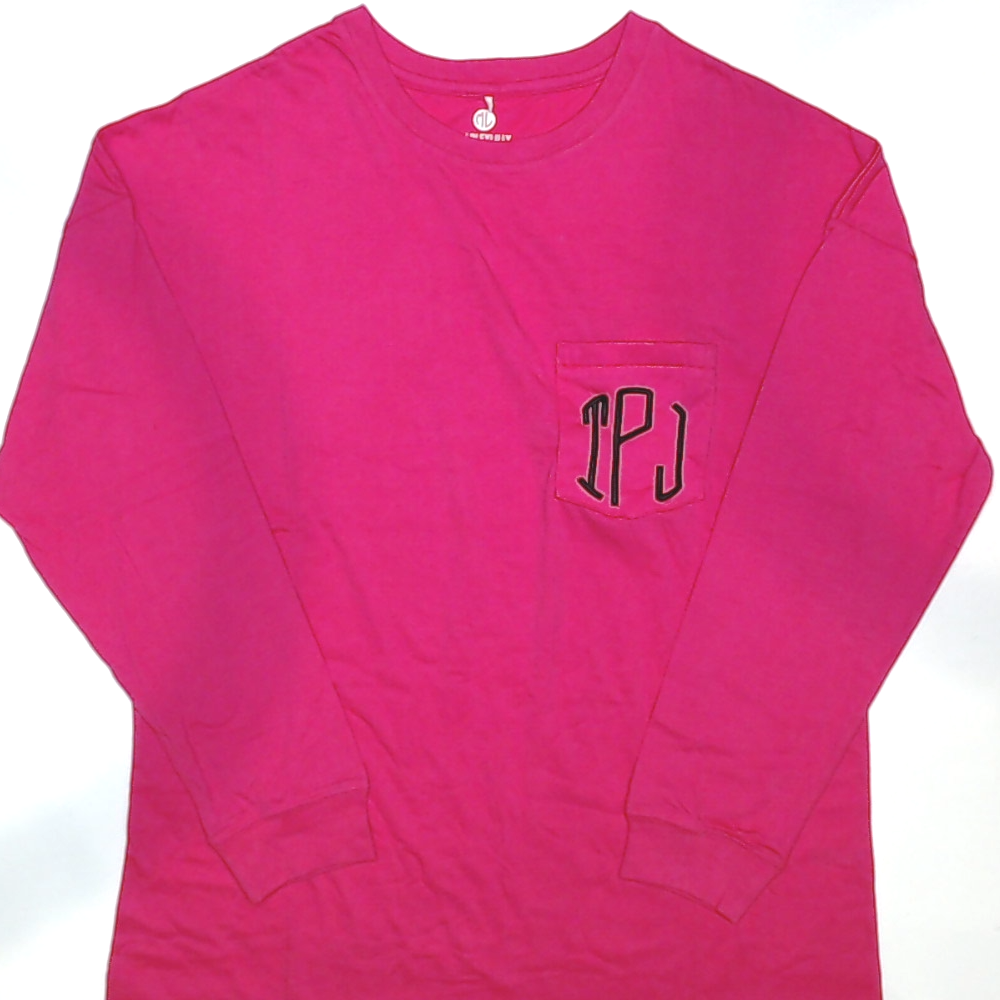 BLOOPER CLOTHING: Monogrammed Long Sleeve Shirt