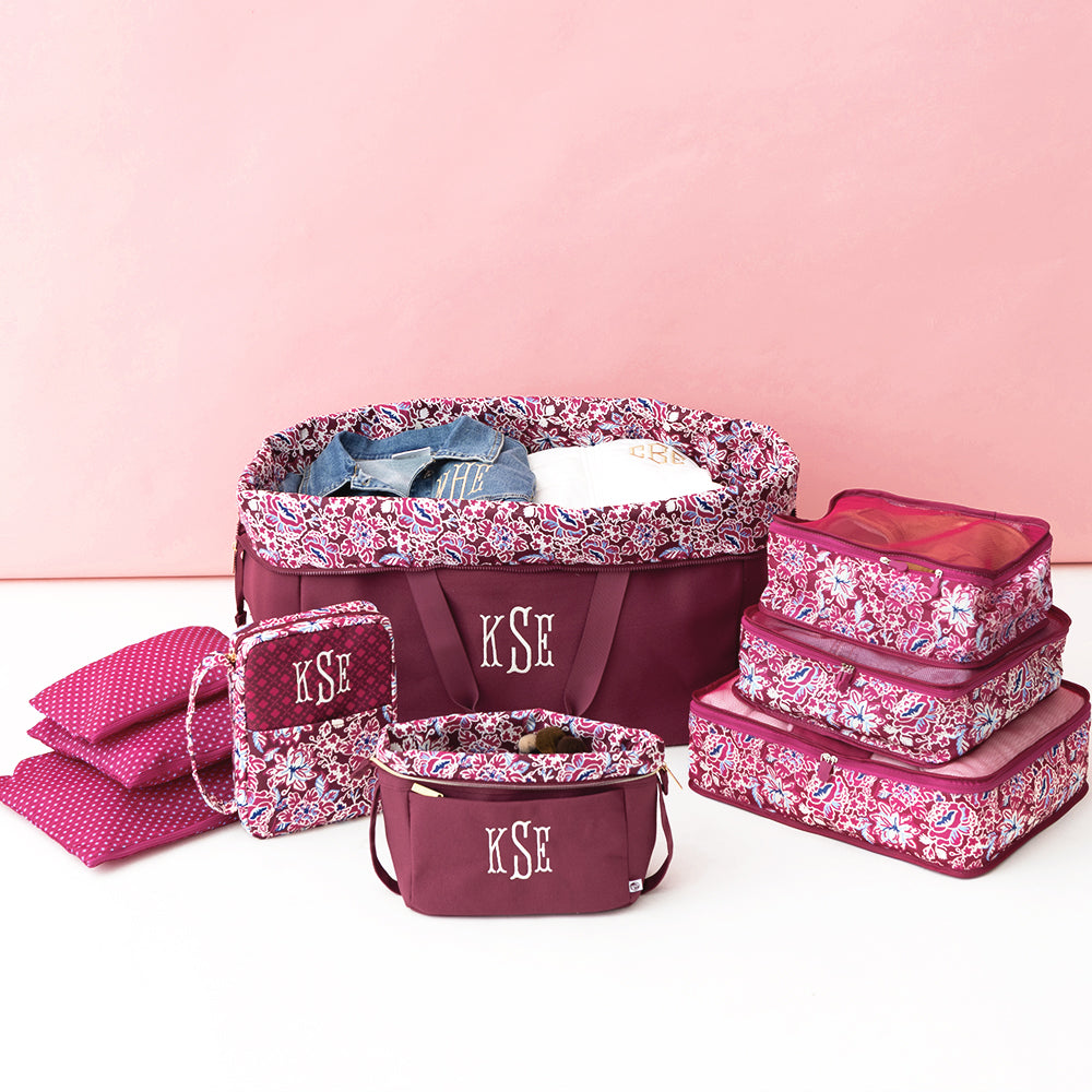 burgundy woodland blossom collection