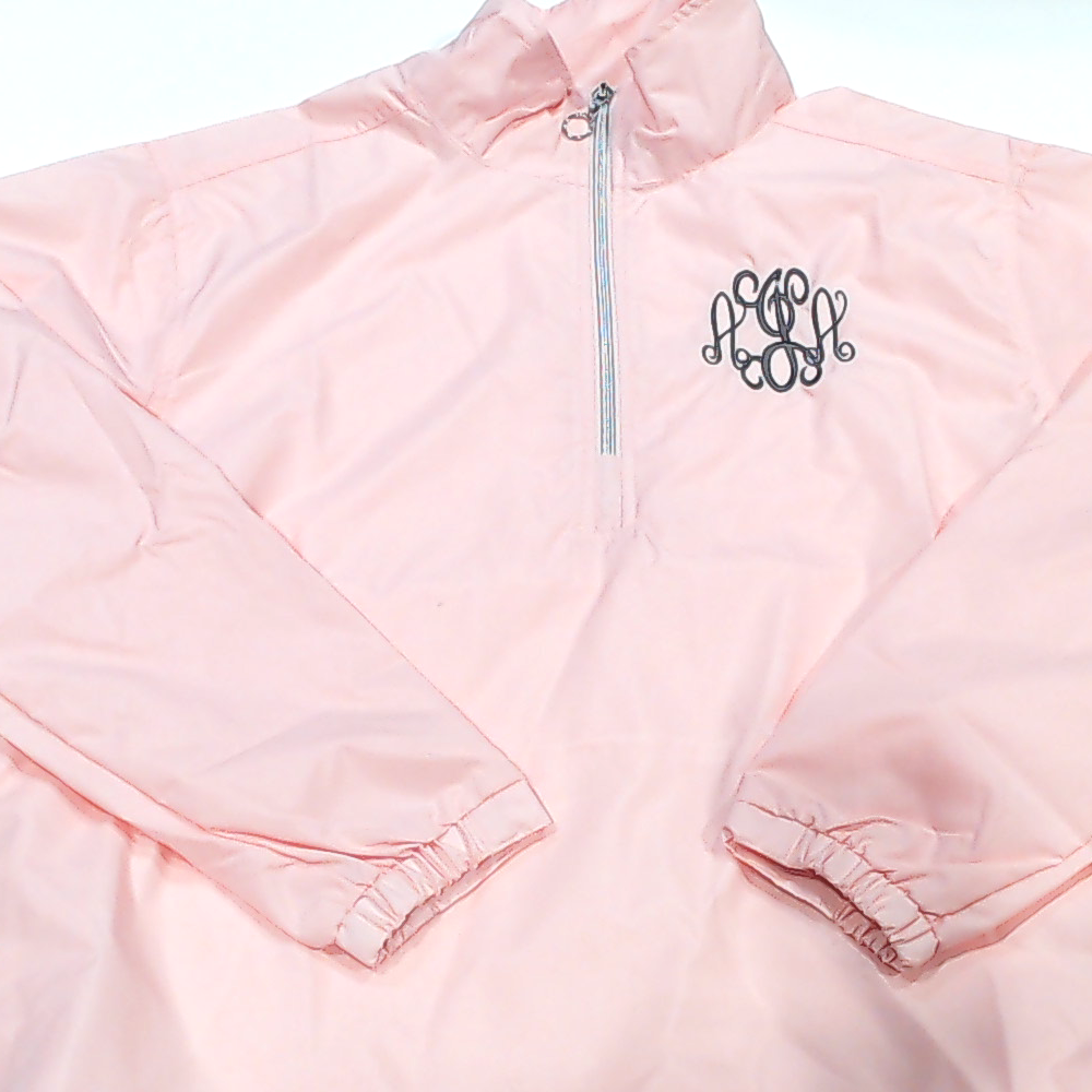 BLOOPER CLOTHING: Monogrammed Windbreaker Pullover