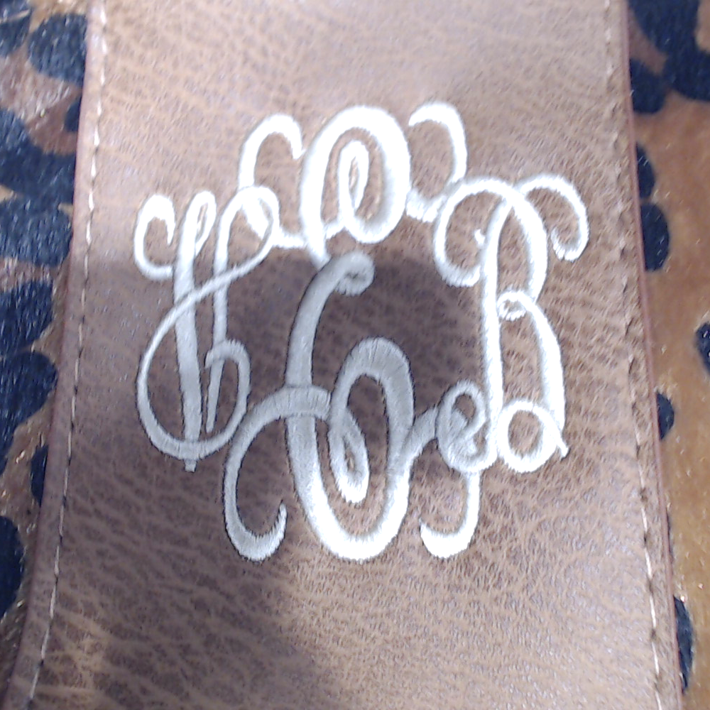 BLOOPER ACCESSORY: Monogrammed Leopard Train Case