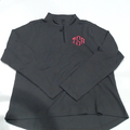 BLOOPER CLOTHING: Monogrammed Lightweight Waffle Quarter Zip Pullover