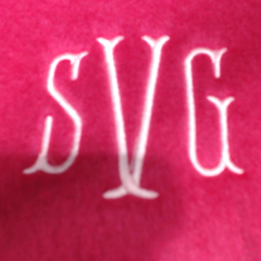 BLOOPER ACCESSORY: Monogrammed Oversized Scarf