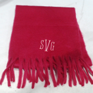 BLOOPER ACCESSORY: Monogrammed Oversized Scarf