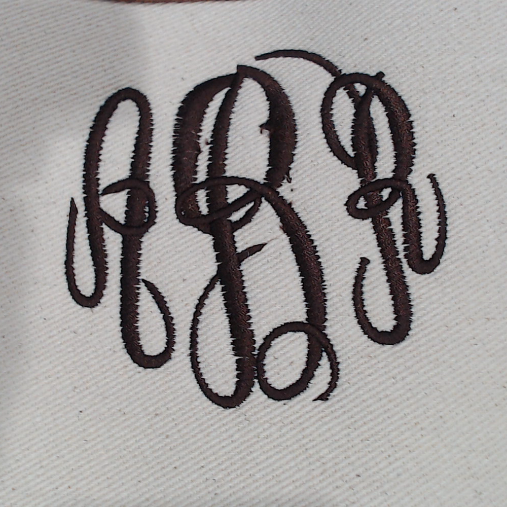 BLOOPER BAG: Monogrammed Vintage Weekender