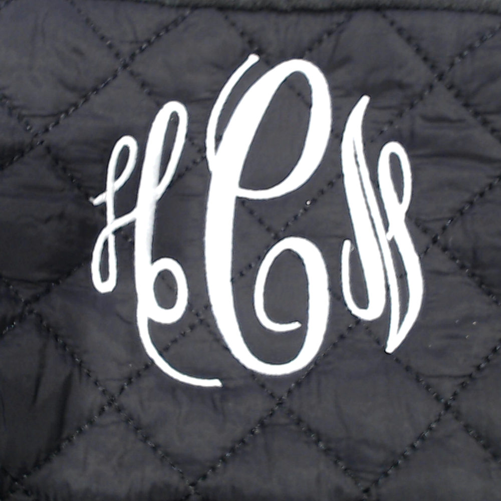 BLOOPER BAG: Monogrammed Quilted Laptop Backpack