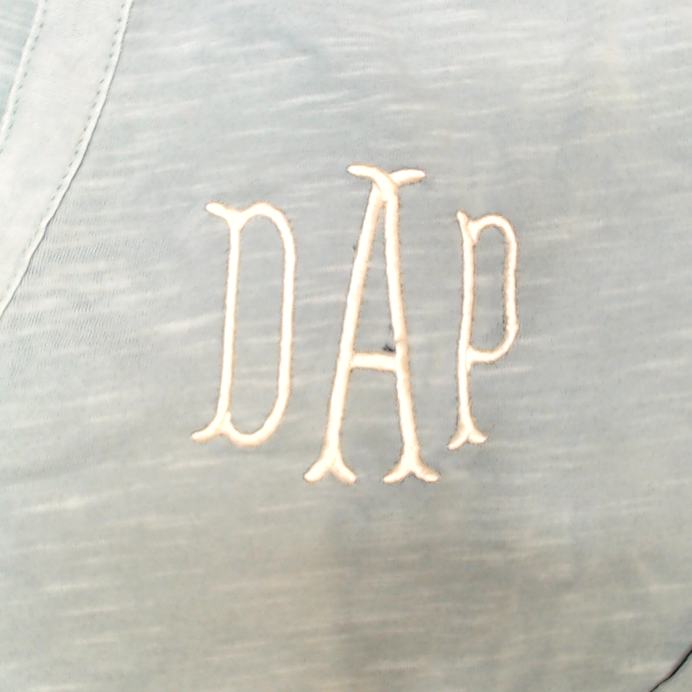 BLOOPER CLOTHING: Monogrammed Henley