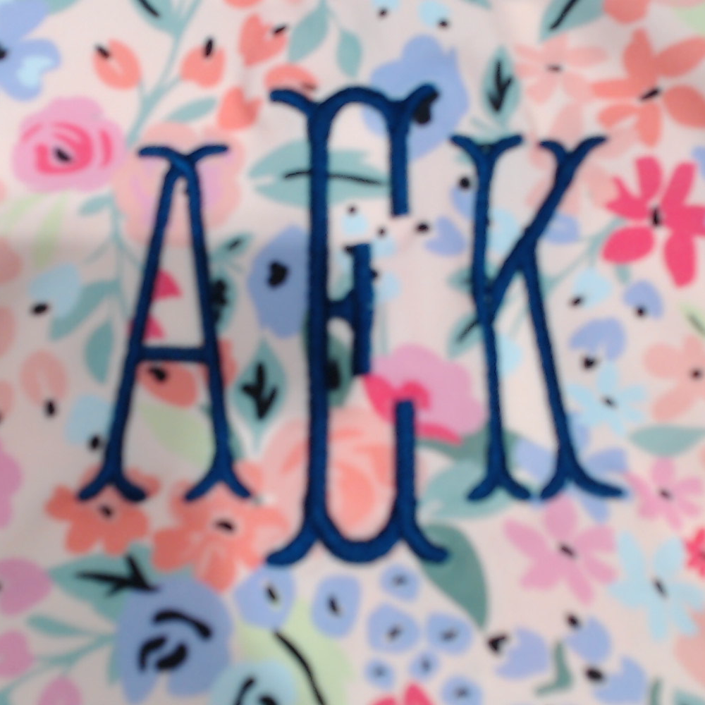 BLOOPER KIDS: Monogrammed Kids Rashguard Swimsuit