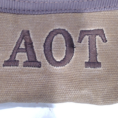 BLOOPER KIDS: Personalized Kids Waxed Canvas Dopp Kit