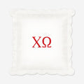 Chi Omega Pillow Sham | Monogrammed Sorority Home Décor