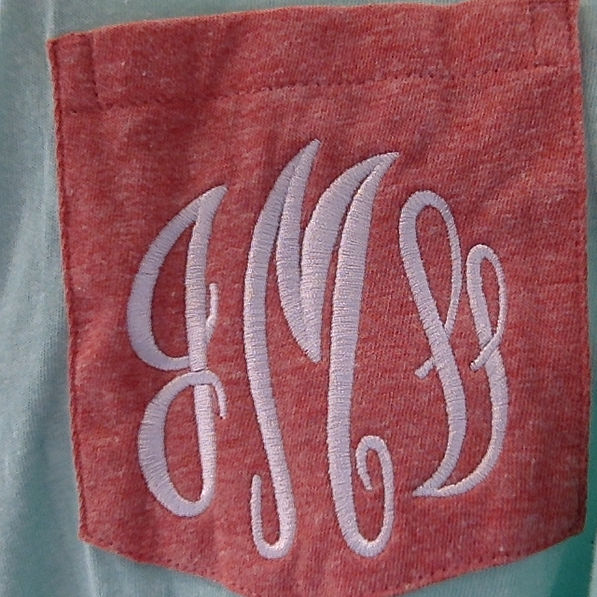 BLOOPER CLOTHING: Monogrammed Pocket T-Shirt