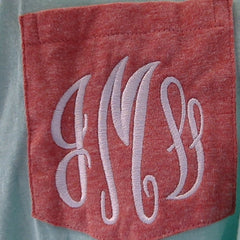 BLOOPER CLOTHING: Monogrammed Pocket T-Shirt