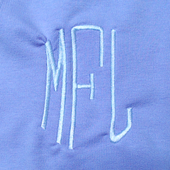 BLOOPER CLOTHING: Monogrammed Sweatshirt Cardigan