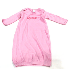 BLOOPER KIDS: Monogrammed Baby Layette Gown