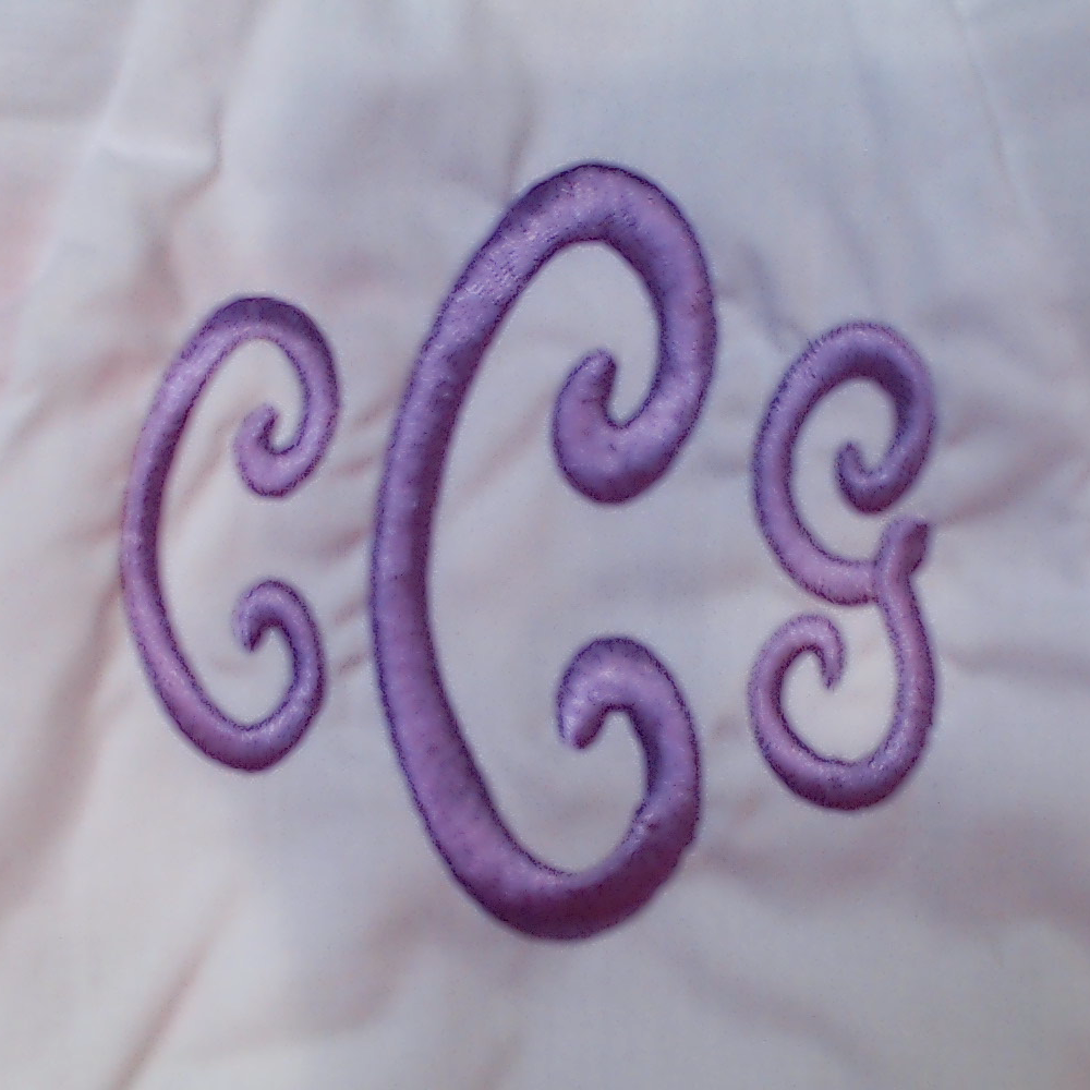 BLOOPER KIDS: Monogrammed White Eyelet Baby Bloomers