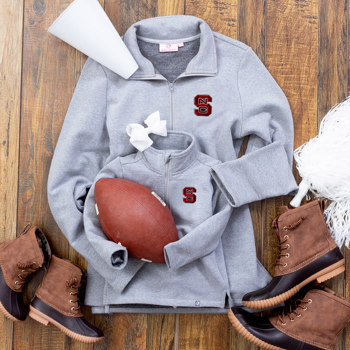 mommy and me nc state pullover sweatshirts