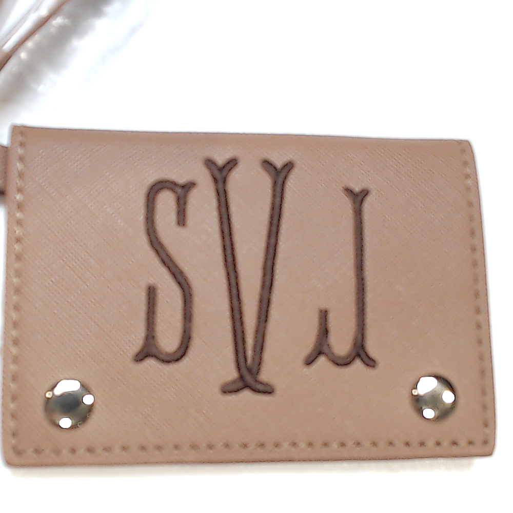 BLOOPER ACCESSORY: Monogrammed Card Holder