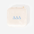 delta delta delta velvet travel jewelry case