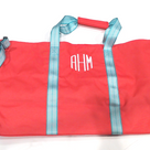 BLOOPER BAG: Monogrammed Weekend Bag