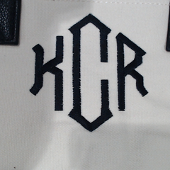 BLOOPER BAG: Monogrammed Upscale Weekender