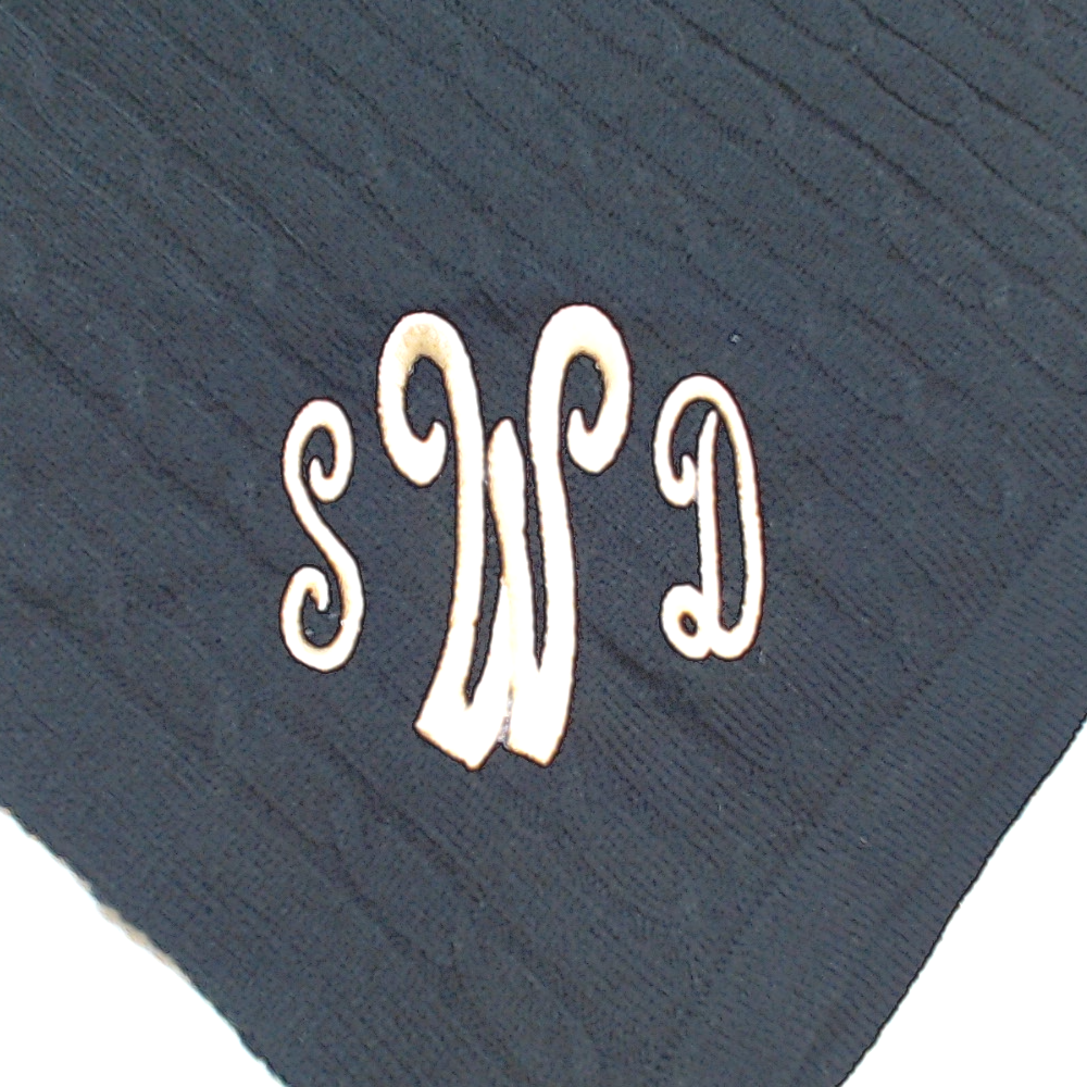 BLOOPER CLOTHING: Monogrammed Poncho