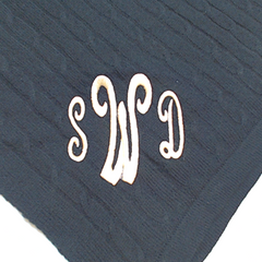 BLOOPER CLOTHING: Monogrammed Poncho