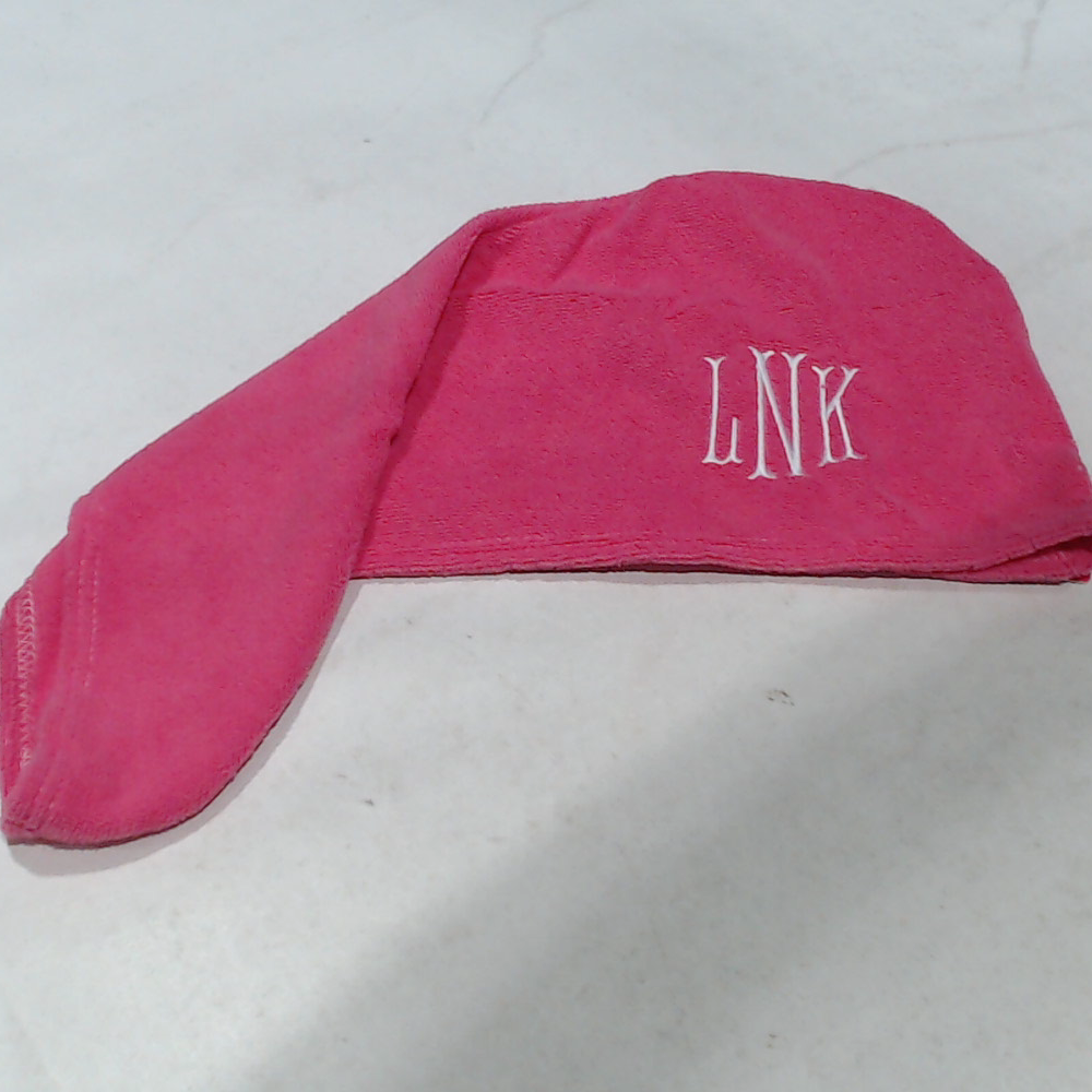 BLOOPER ACCESSORY: Monogrammed Hair Towel Wrap