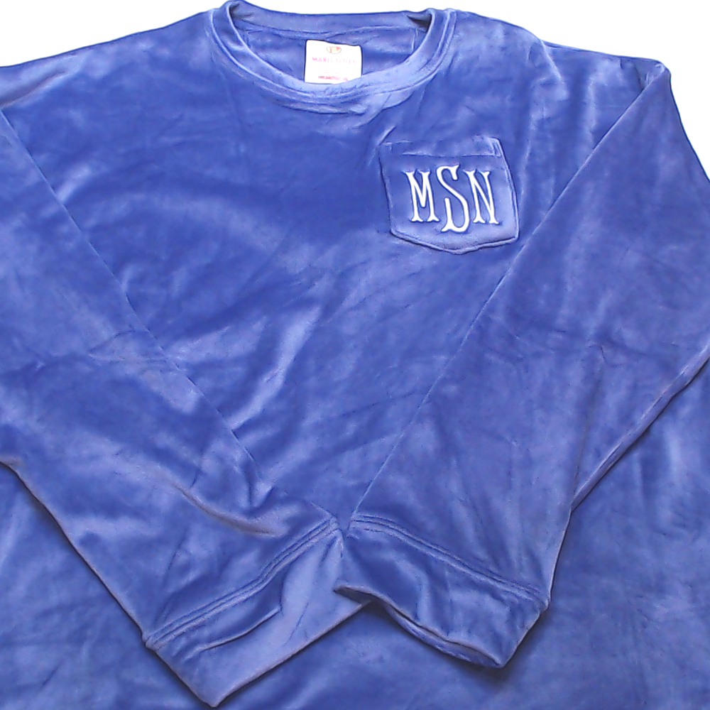 BLOOPER KIDS: Monogrammed Kids Softspun Sweatshirt