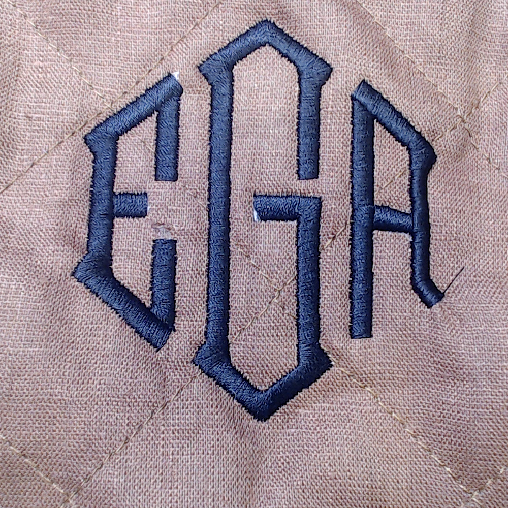 BLOOPER CLOTHING: Monogrammed Reversible Vest