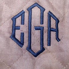 BLOOPER CLOTHING: Monogrammed Reversible Vest