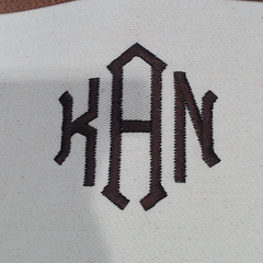 BLOOPER BAG: Monogrammed Vintage Weekender