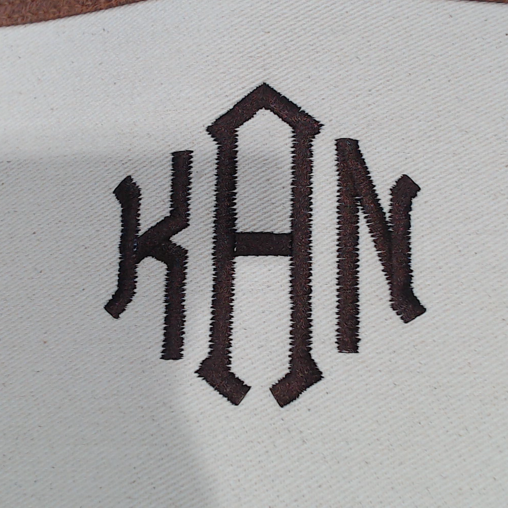 BLOOPER BAG: Monogrammed Vintage Weekender