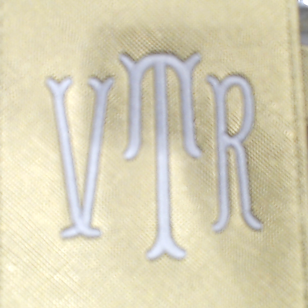 BLOOPER BAG: Monogrammed Clear Train Case