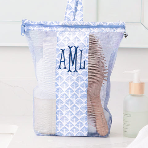 Monogrammed Shower Bag
