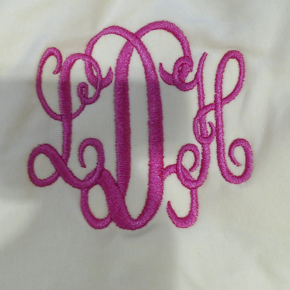 BLOOPER CLOTHING: Monogrammed Flutter Sleeve Top