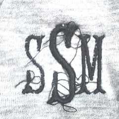 BLOOPER CLOTHING: Monogrammed Long Sleeve Crewneck Shirt