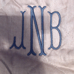 BLOOPER CLOTHING: Monogrammed Reversible Vest