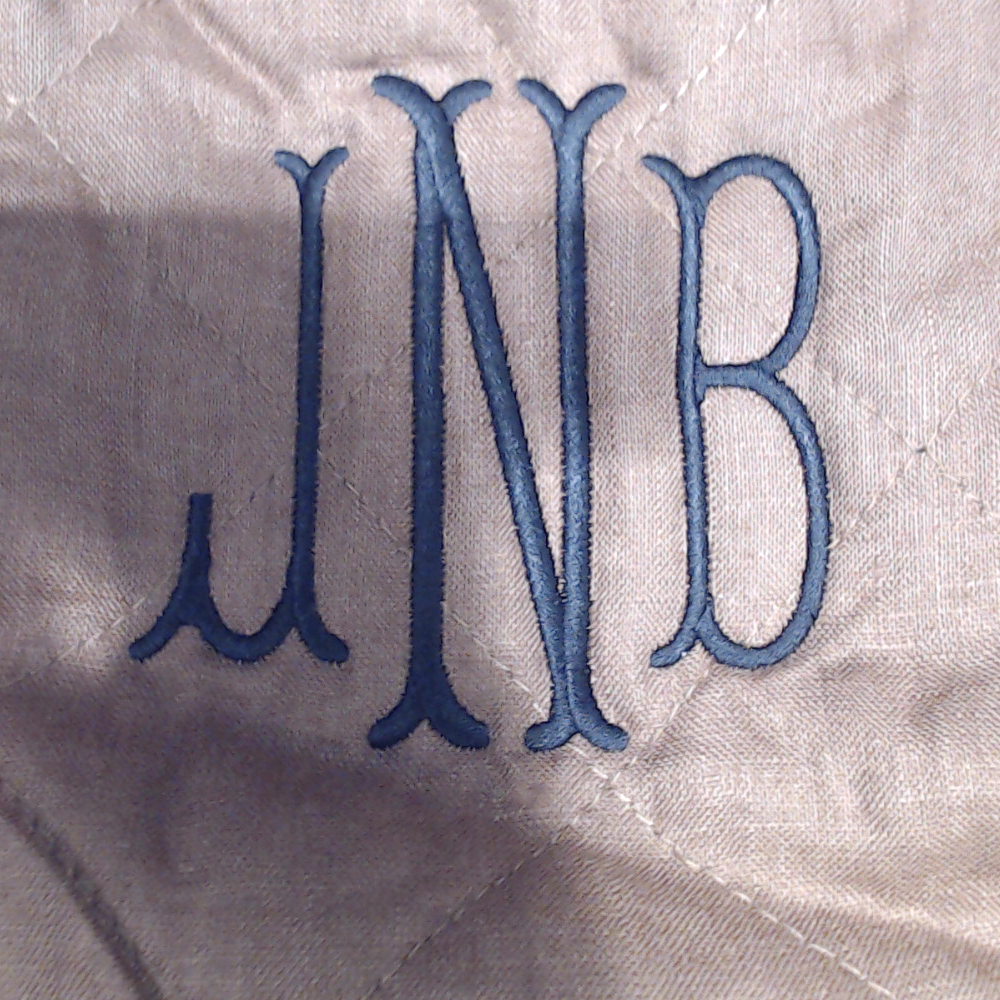BLOOPER CLOTHING: Monogrammed Reversible Vest