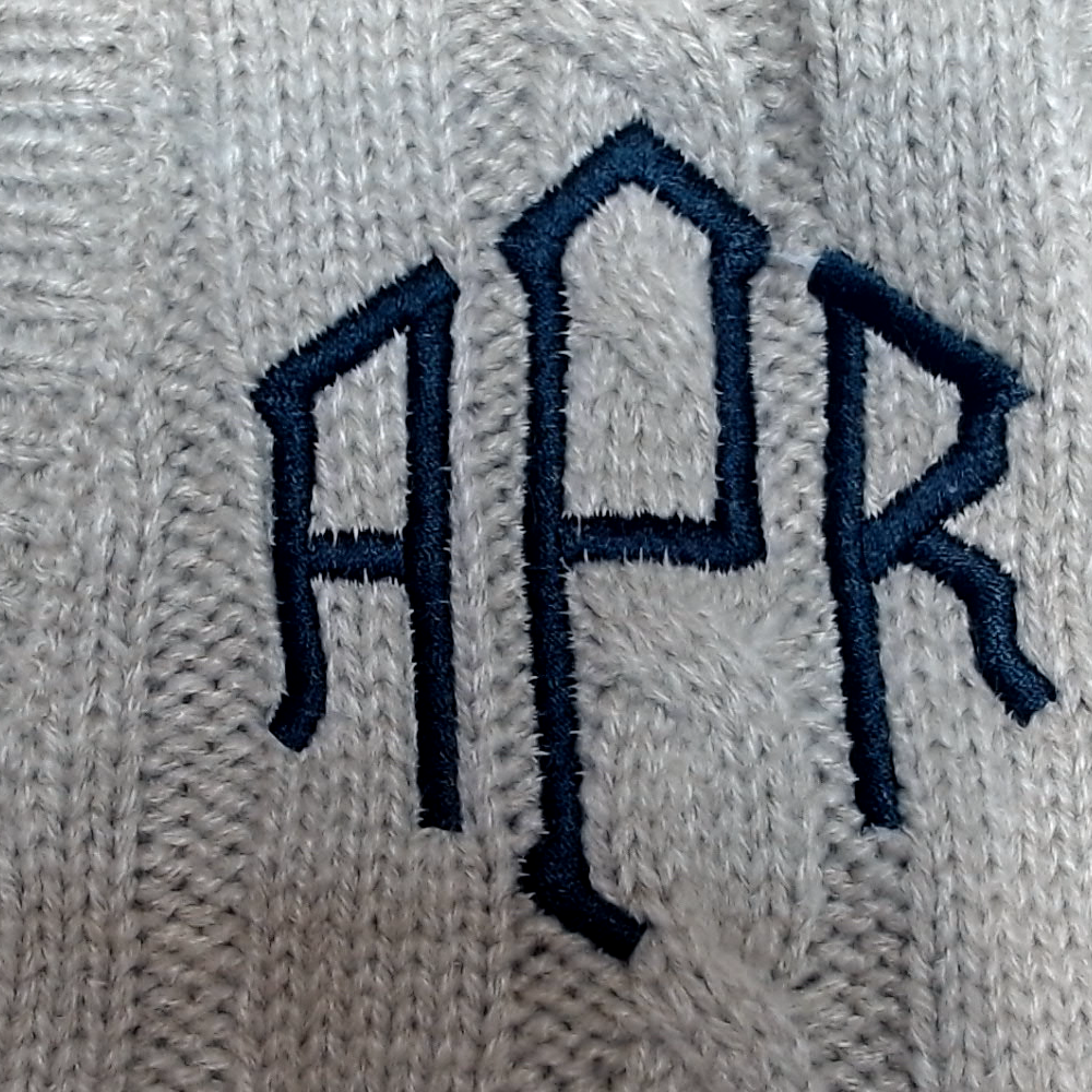 BLOOPER CLOTHING: Monogrammed Sweater Vest