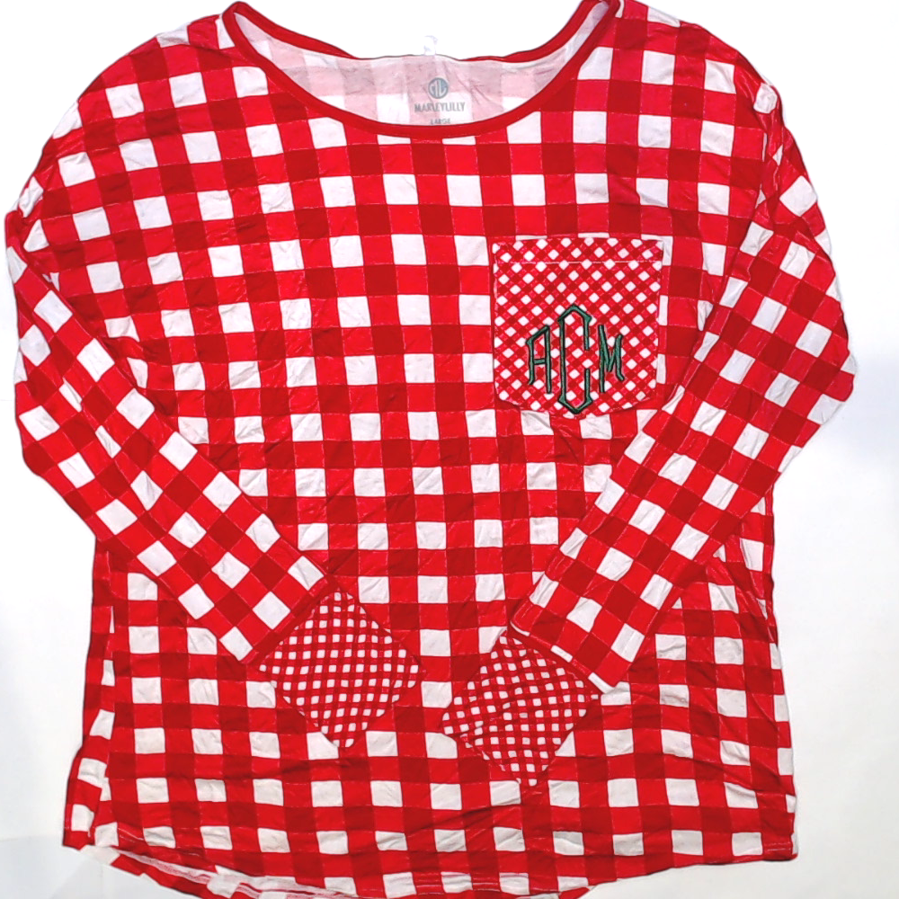 BLOOPER CLOTHING: Monogrammed Top