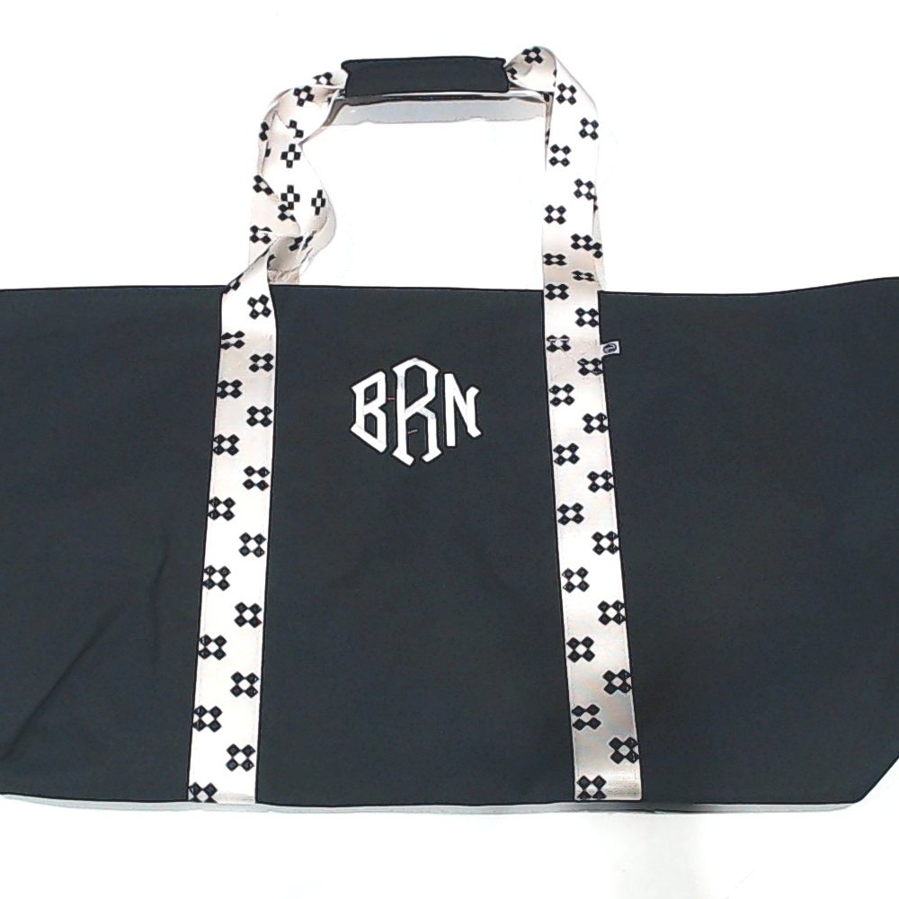 BLOOPER BAG: Monogrammed Extra Large Tote Bag